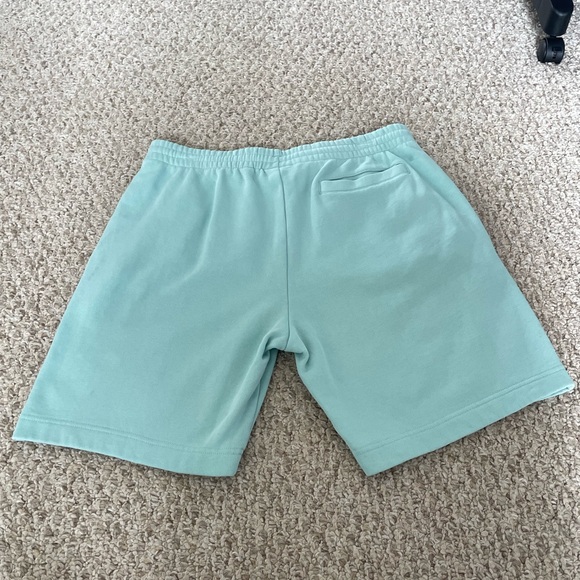 Lacoste Men’s Regular Fit Fleece Shorts – Aqua | Size Large | 8” Inseam - Picture 10 of 16